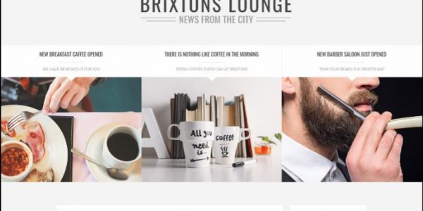 فایل لایه باز قالب سایت Brixton