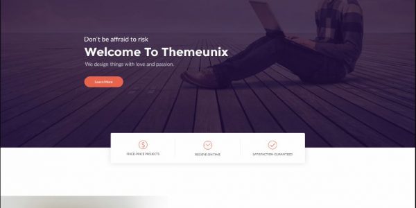 فایل لایه باز قالب Themeunix