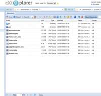 مدیریت فایل سرور های لینوکس - eXtplorer file manager